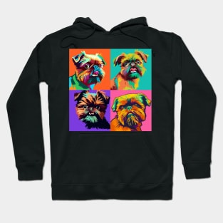 Brussels Griffon Pop Art - Dog Lover Gifts Hoodie